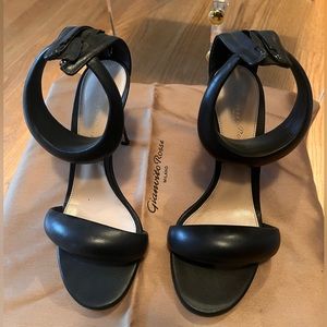 ❌SOLD❌ gianvito Rossi bijoux puffy napa ankle- cuff heels